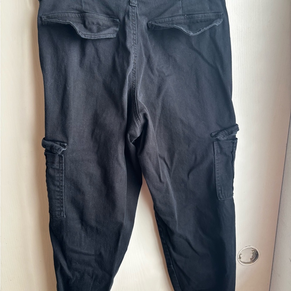 Refuge Black Distressed Cargo Pants - Picture 2 of 4